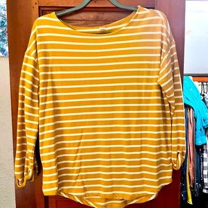 ON sunny yellow 3/4 sleeve top